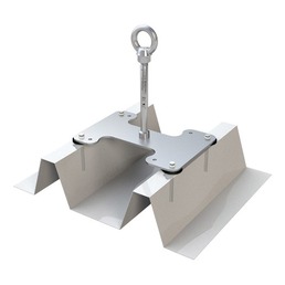 Anchors for trapezoidal and sandwich sheeting