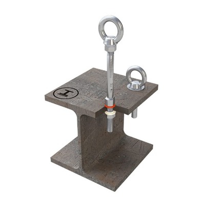 Fall Protection Anchor Steel | countered/ screwed