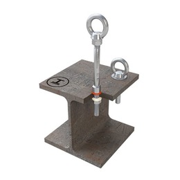 Fall Protection Anchor Steel | countered/ screwed