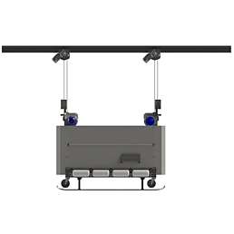 Self-powered cradle platform, Monorail