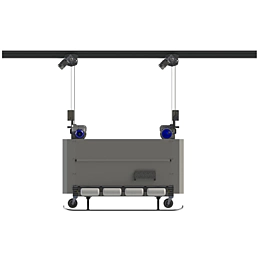 Self-powered cradle platform, Monorail